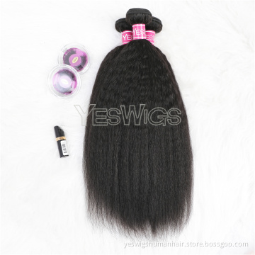 Cheap Human Hair Weave Bundle Distributors From China Double Weft Brazilian Kinky Straight Human Hair Extension Bundles For Sale